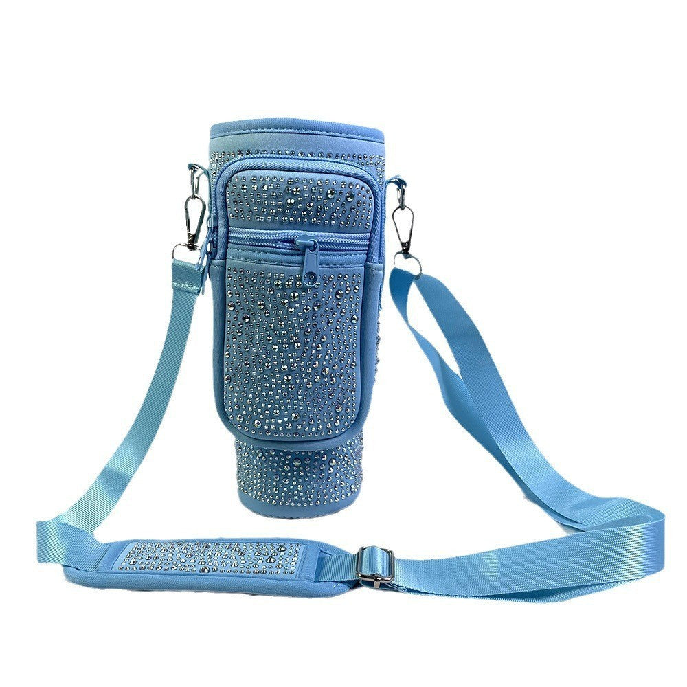 40oz Tumbler Carry Bag With Adjustable Strap - Bling